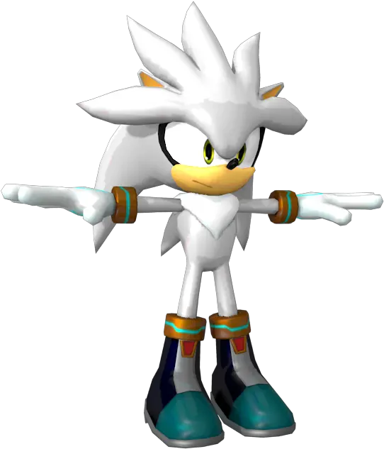 Mobile Silver The Hedgehog Model Png Silver The Hedgehog Png