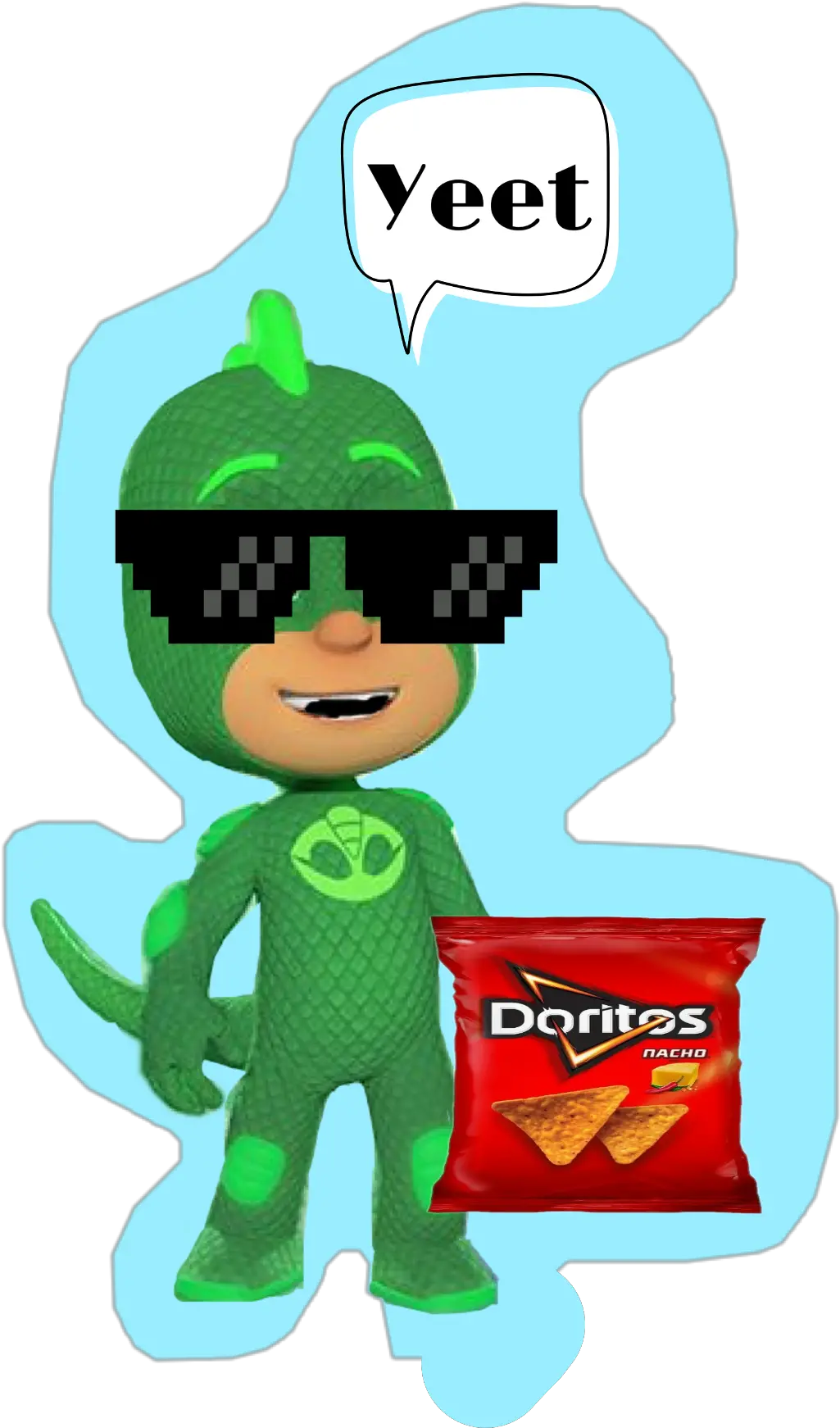 Download Lizardking Doritos Dudeperfect Pjmasks Yeet Cartoon Png Yeet Png