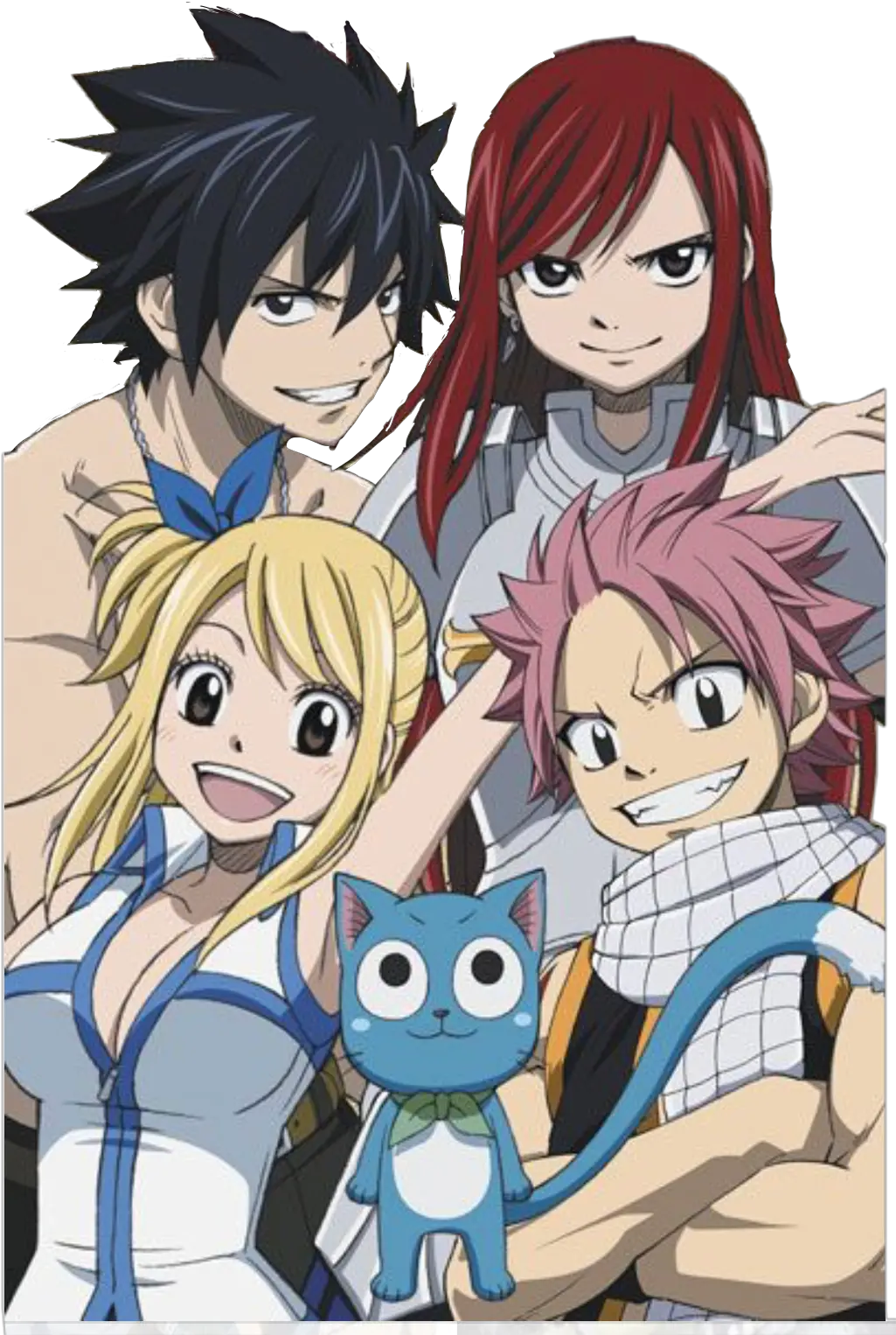 Fairytail Natsu Lucy Happy Gray Erza Freetoedit Fairy Tail Natsu Lucy Png Natsu Png