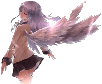 Angel Anime Png 2 Image Kanade Tachibana Angel Transparent Background