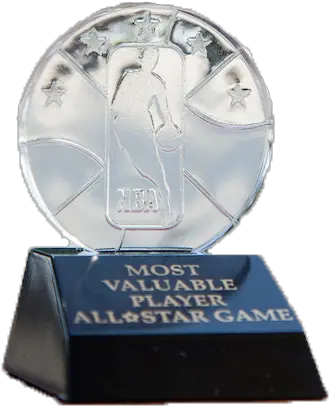 Iversonu0027s 2001 Season Nba All Star Game Mvp Trophy Png Nba Trophy Png