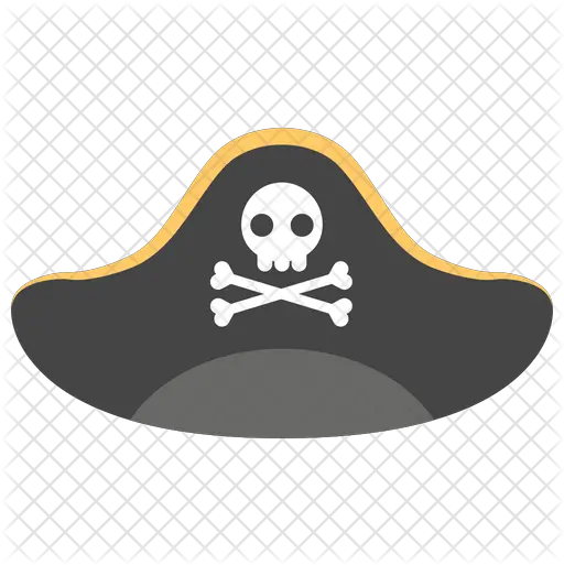 Pirate Hat Icon Of Flat Style Cine E De Png Pirate Hat Transparent