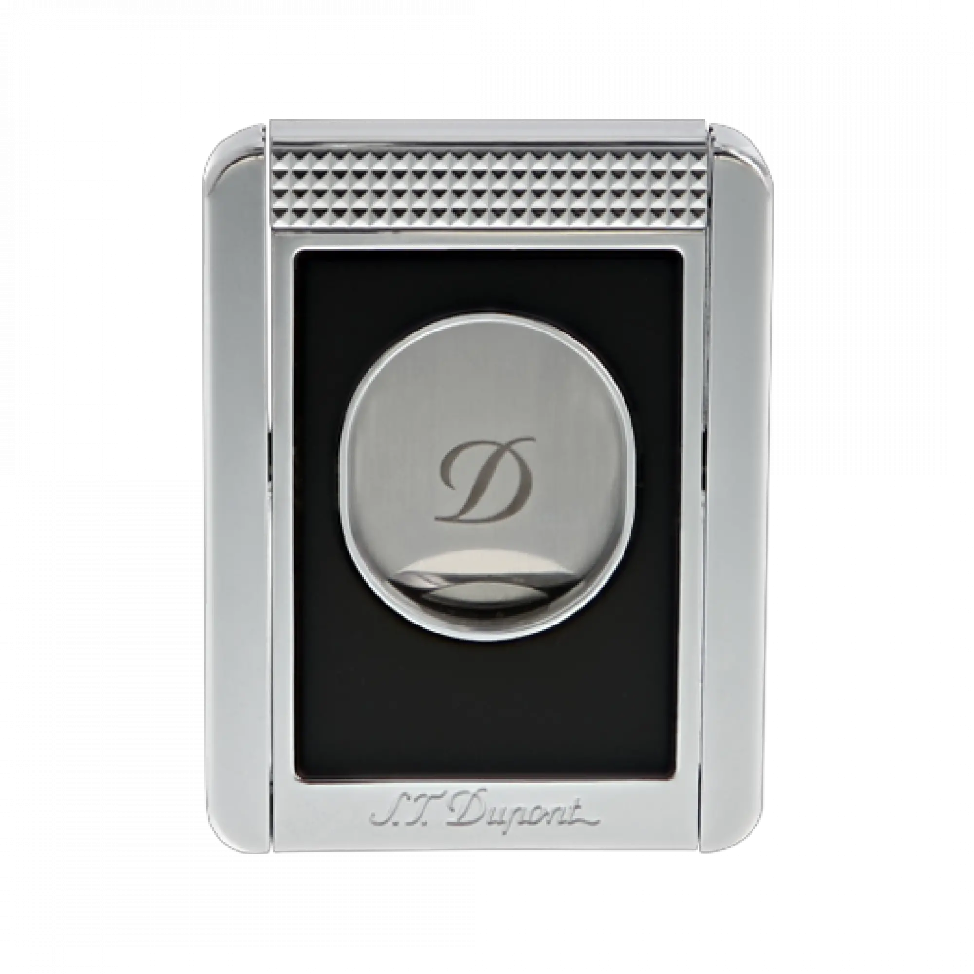 Cigar Cut Stand Black Chrome St Dupont Cigar Cutter With Stand Black Chrome Png Cigar Transparent