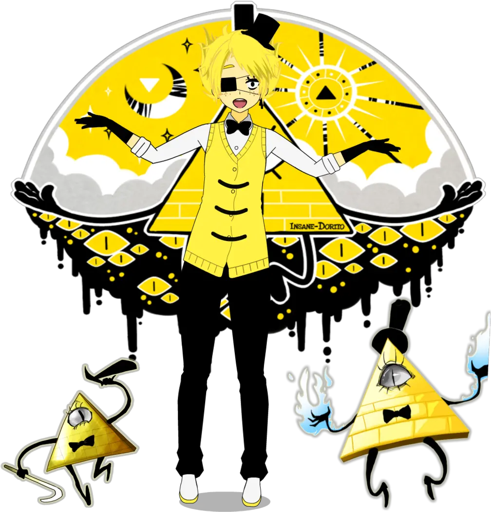 Bill Cipher Anime Gravity Falls Bill Cipher Png Dorito Png