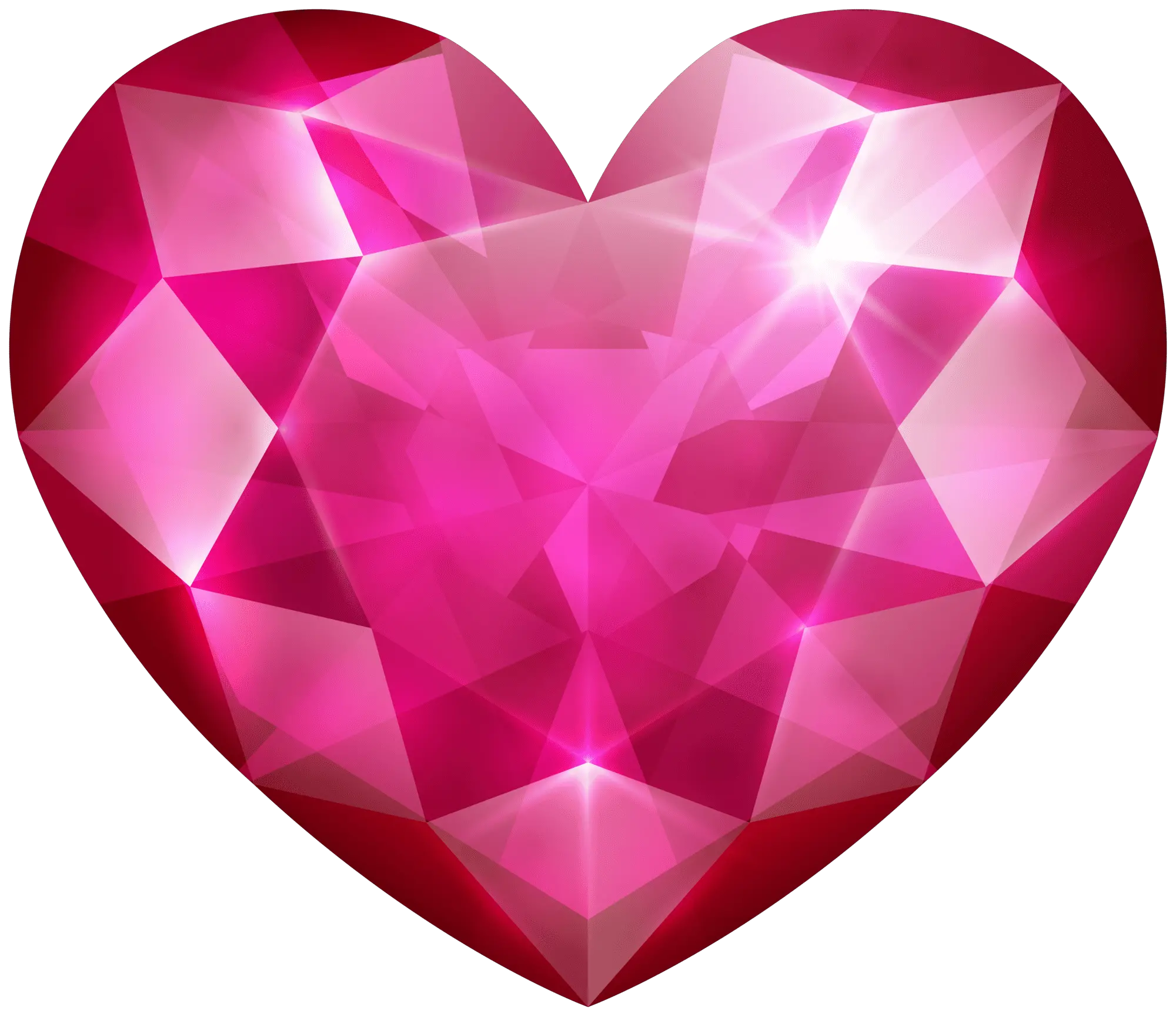 Pink Neon Heart Png