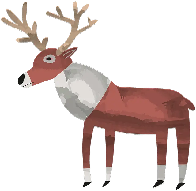 Reindeer Clipart Free Download In Png Or Vector Format Cartoon Reindeer Clipart Png