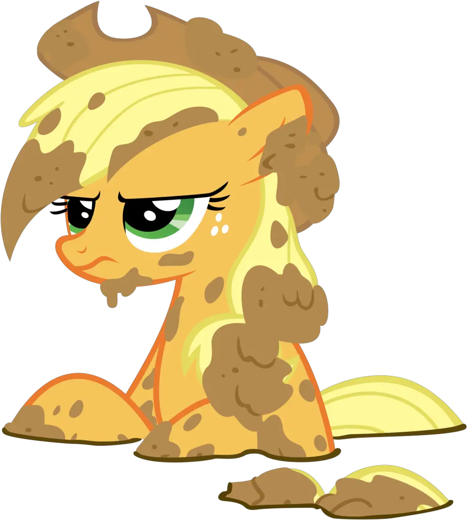 Mud Png Download Mlp Applejack Muddy Full Size Png Mud Png