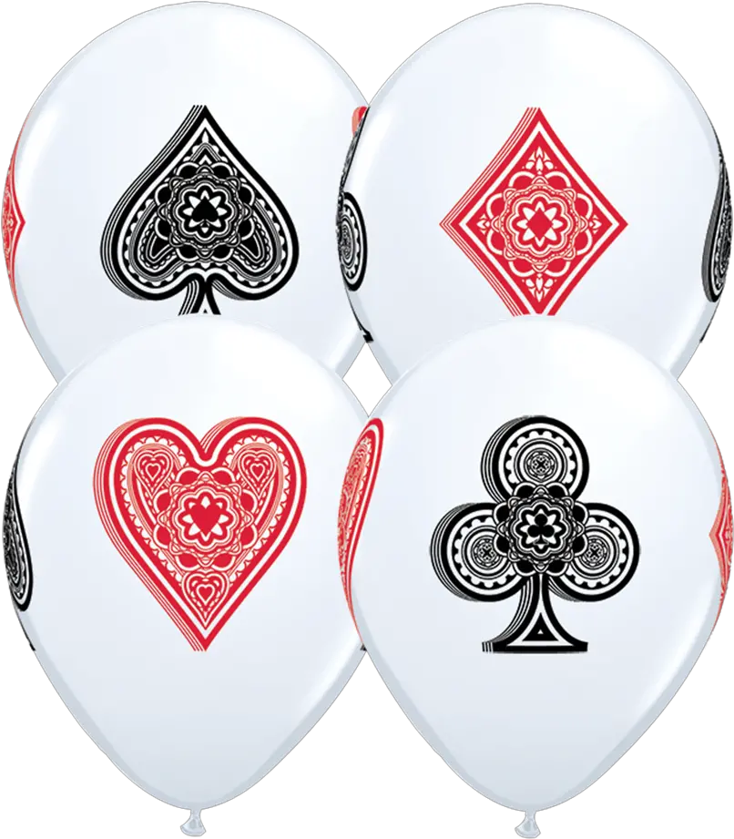 Card Suits Casino Latex Balloons Balloon Png Card Suits Png