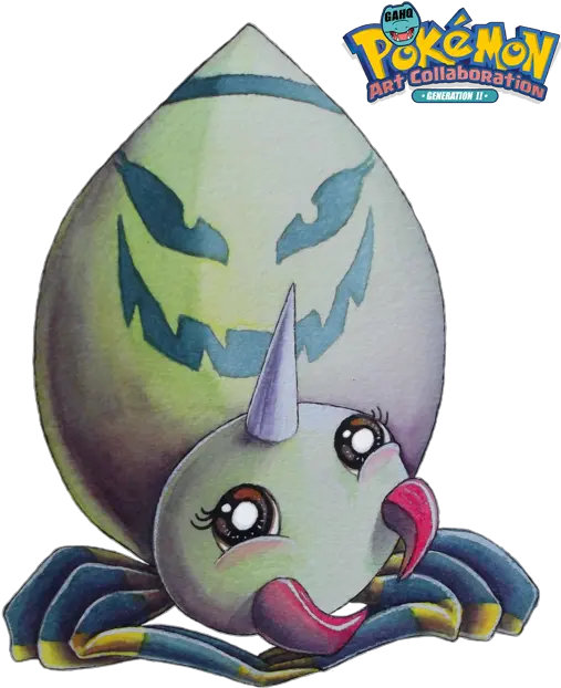 167 Spinarak Used Scary Face And Toxic Pokemon Scary Face Png Scary Face Png