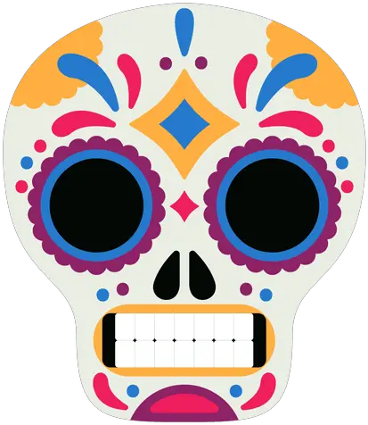 Mascarilla Calavera Dia De Los Muertos Calaveras Sin Fondo Dia De Muertos Png Calavera Png