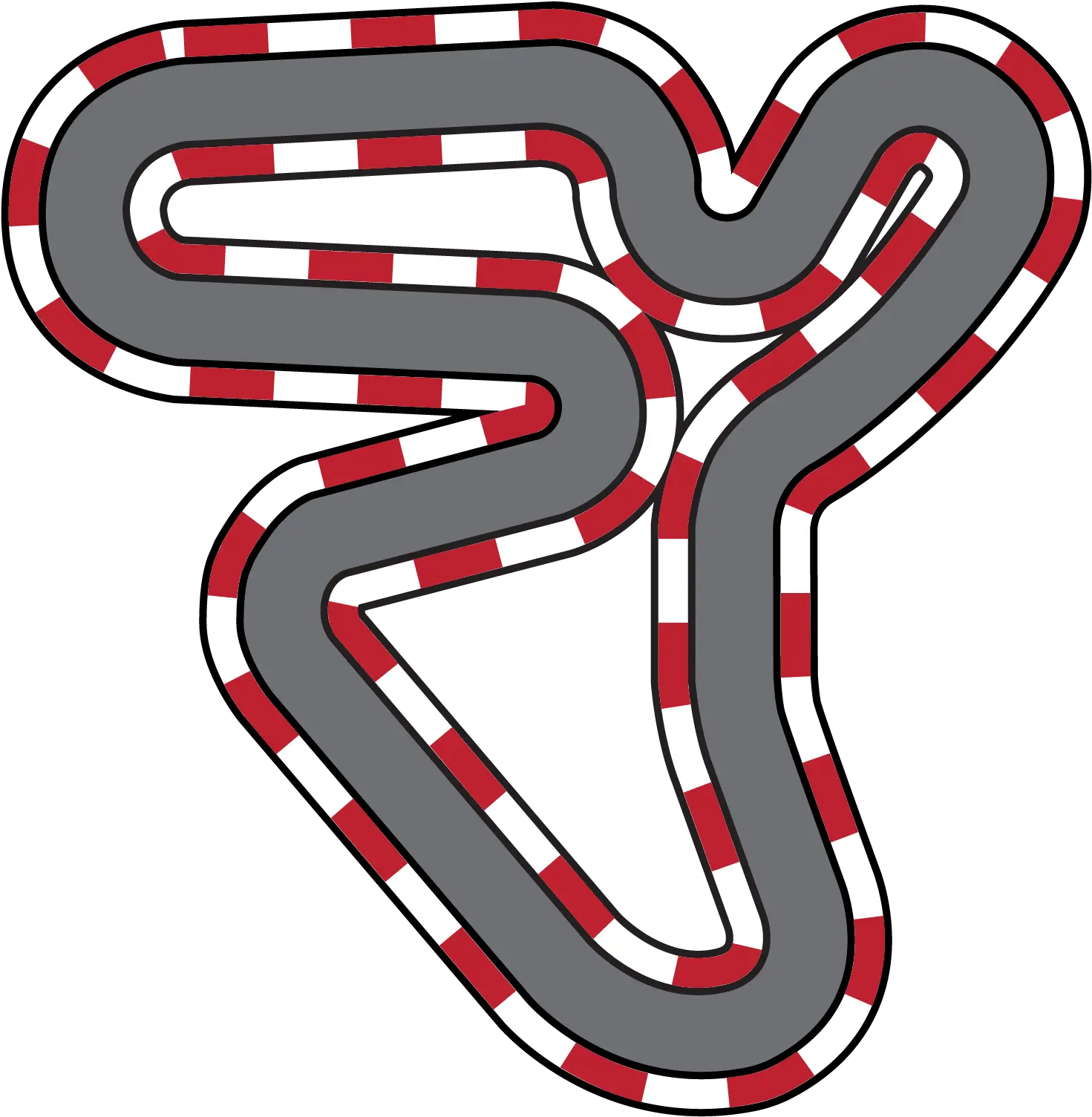 Race Track Transparent Background Png Go Kart Track Clipart Race Png