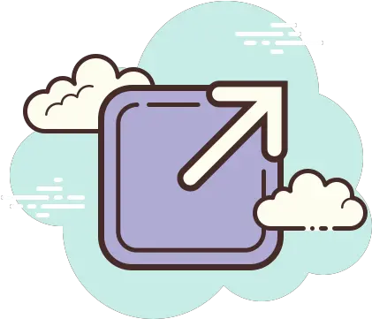 External Link Icon In Cloud Style Png Google Plus