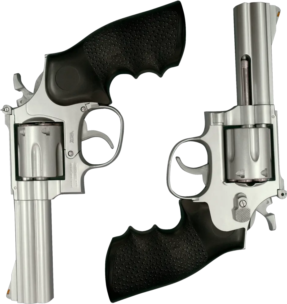 Download Hd Black Handeled Pistol Revolver Transparent Png Revolver Pistol Transparent