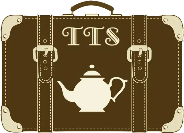 Tea Travellers Societea Trips Black Suitcase Cartoon Png Vintage Icon Pack