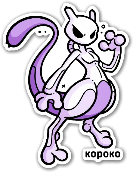 Buy This Mewtwo Stickers Stickerapp Shop Mewtwo Sticker Png Mewtwo Icon