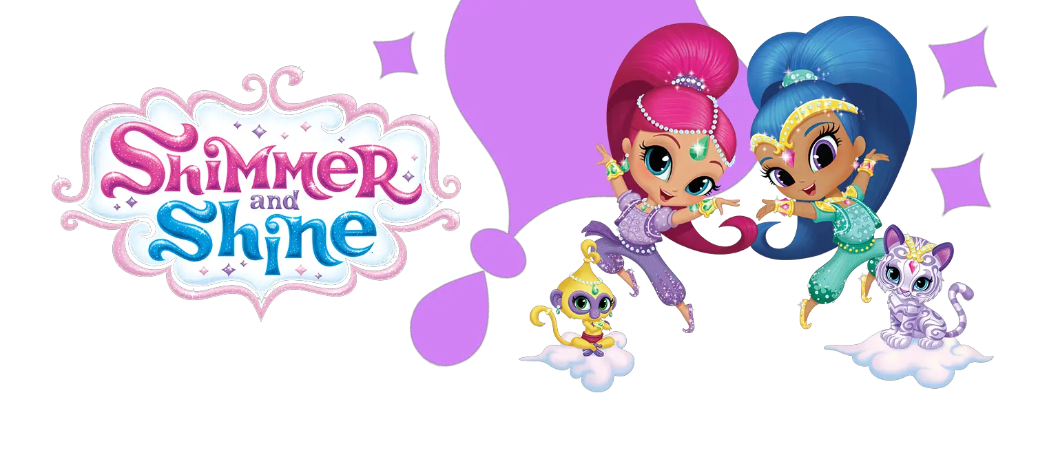 Nickelodeon Shimmer Shine Dolls Printable Shimmer And Shine Invitation Card Png Shine Png