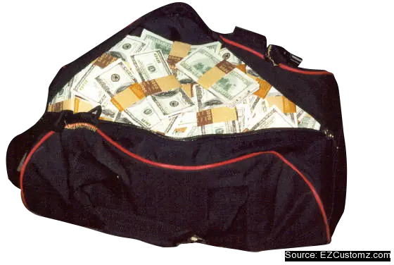 Sport Bag Full Of Money Transparent Png Duffle Bag Full Of Money Bags Of Money Png