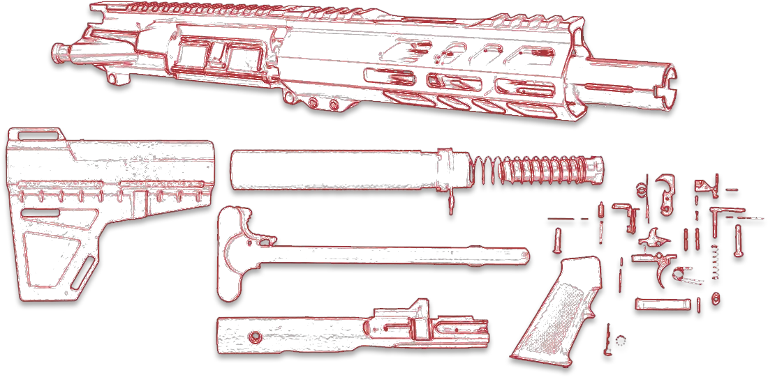 Upper Build Kits Ar 15 U0026 Lr308 Delta Team Tactical Solid Png Ar15 Icon