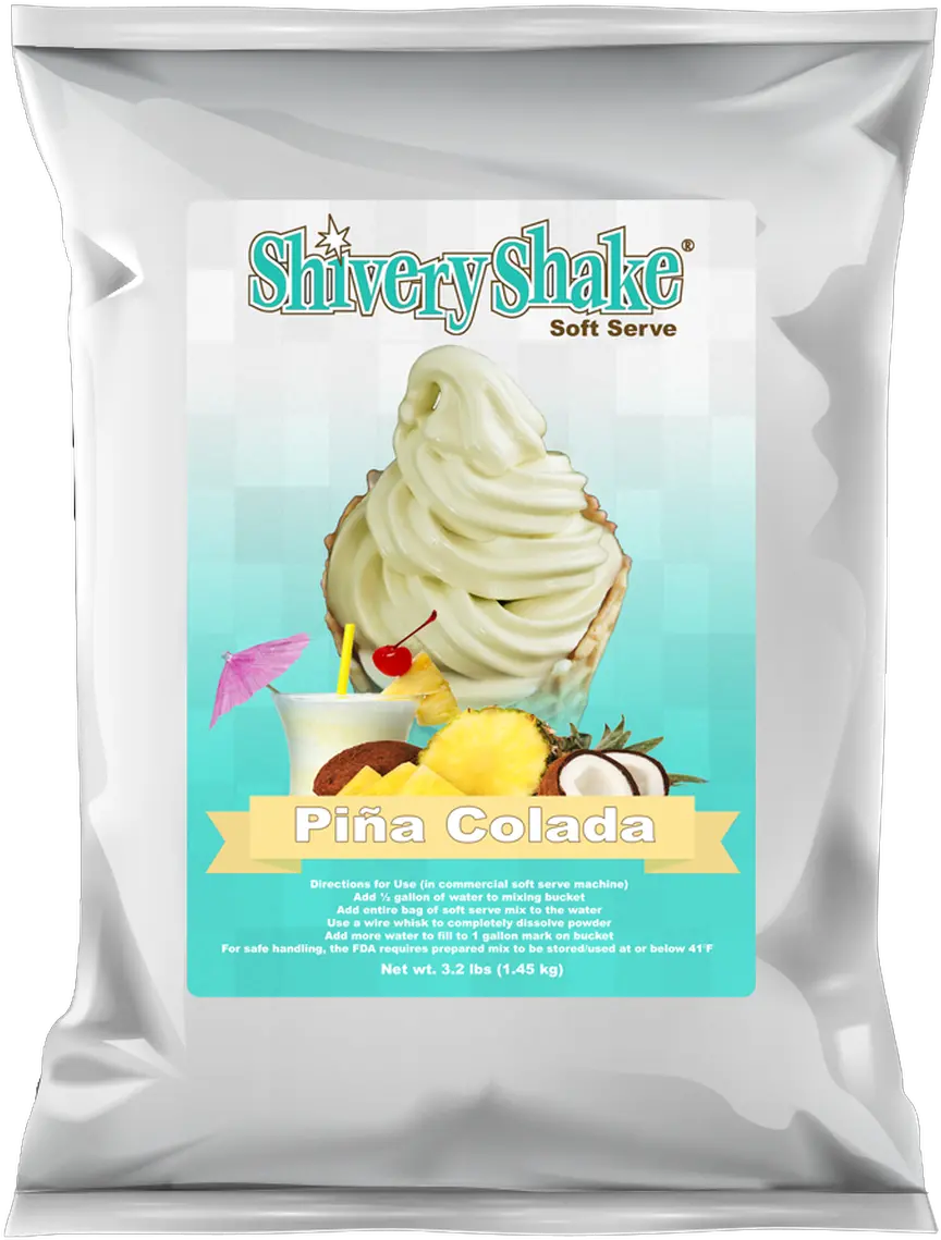 Pina Colada Soft Serve Mix 32 Lb Bag Soft Serve Png Pina Colada Png