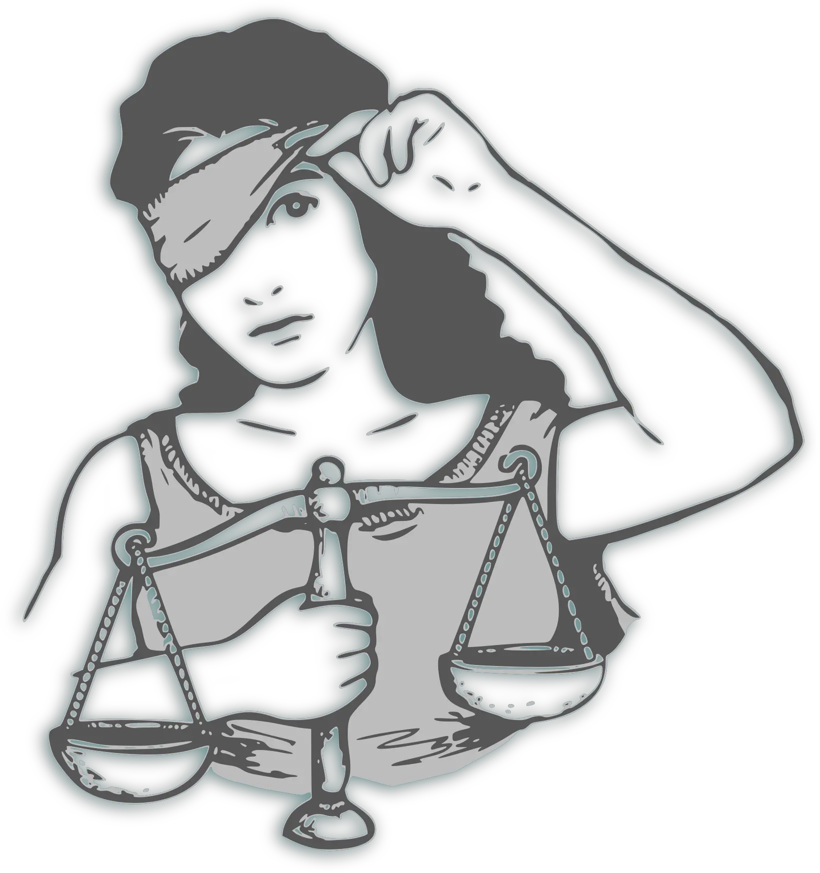 Download Vector Royalty Free Stock Clipart Not So Lady Justice Without Blindfold Png Blindfold Png