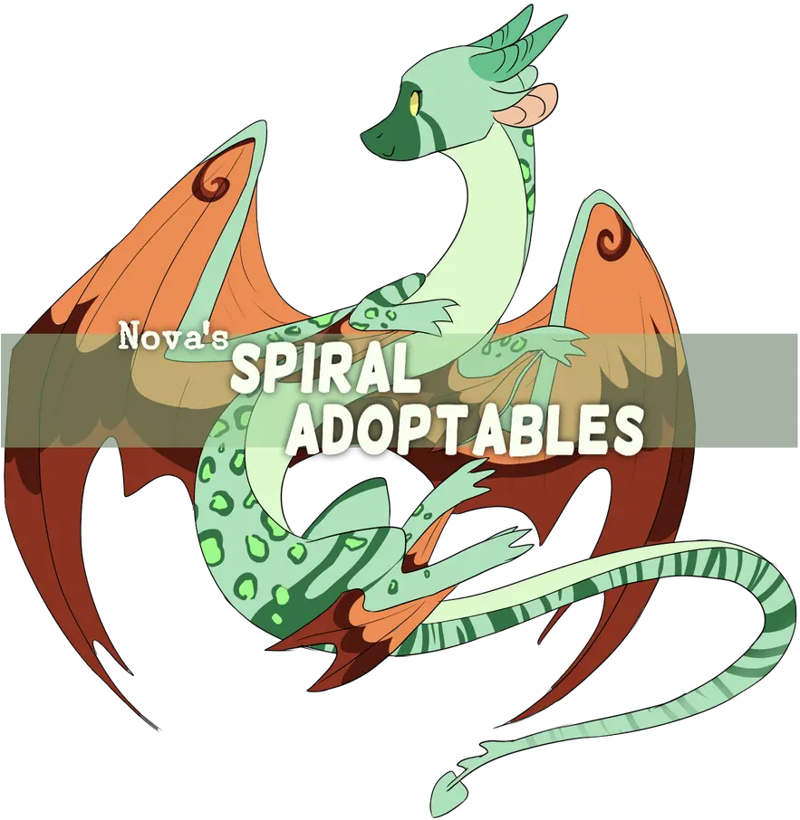 Retired Novau0027s Spiral Adopts Adoptables Flight Rising Dragon Png Spiral Png