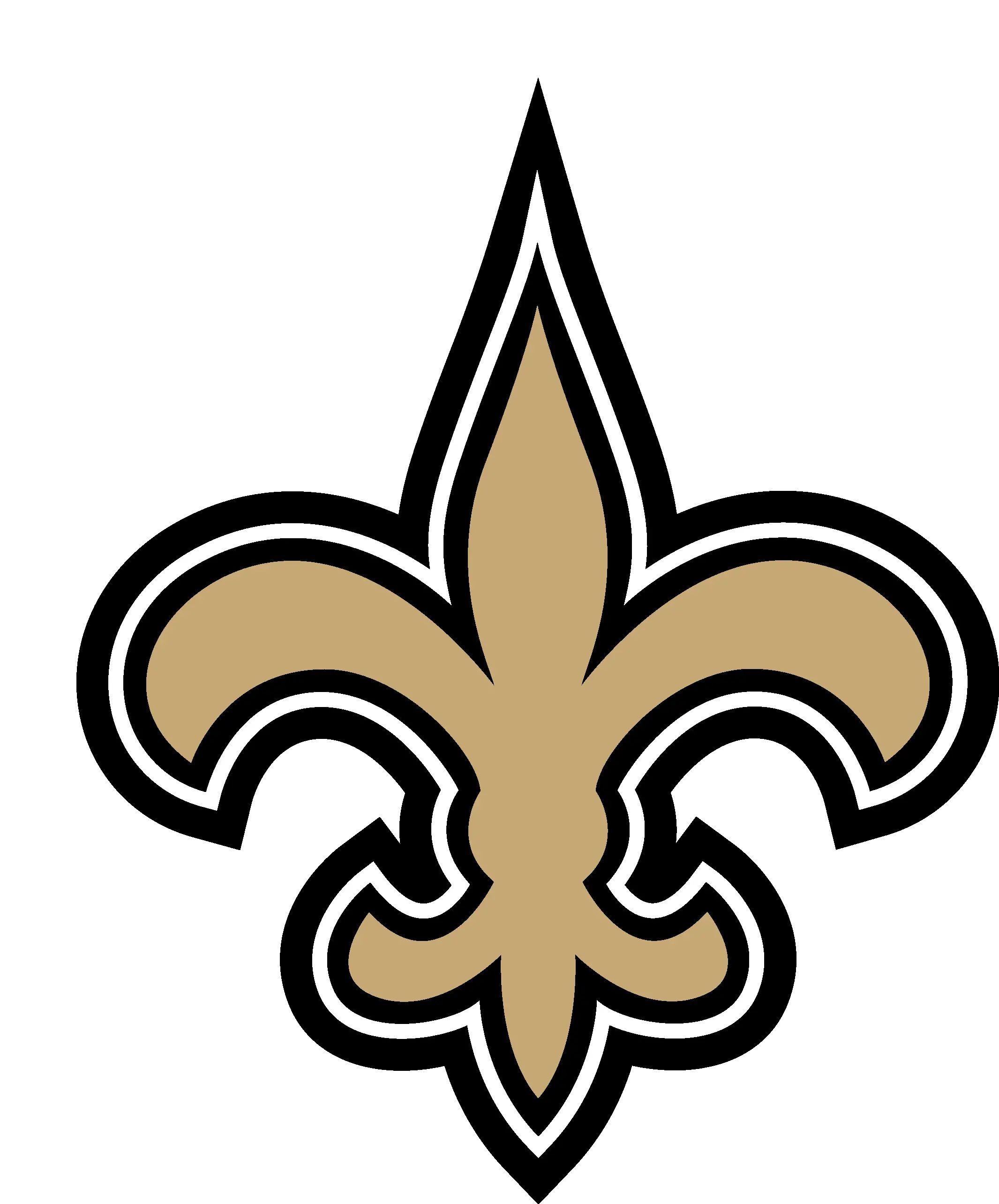 Fleur De Lis Drawing New Orleans Saints Logo Png Fleur De Lis Png