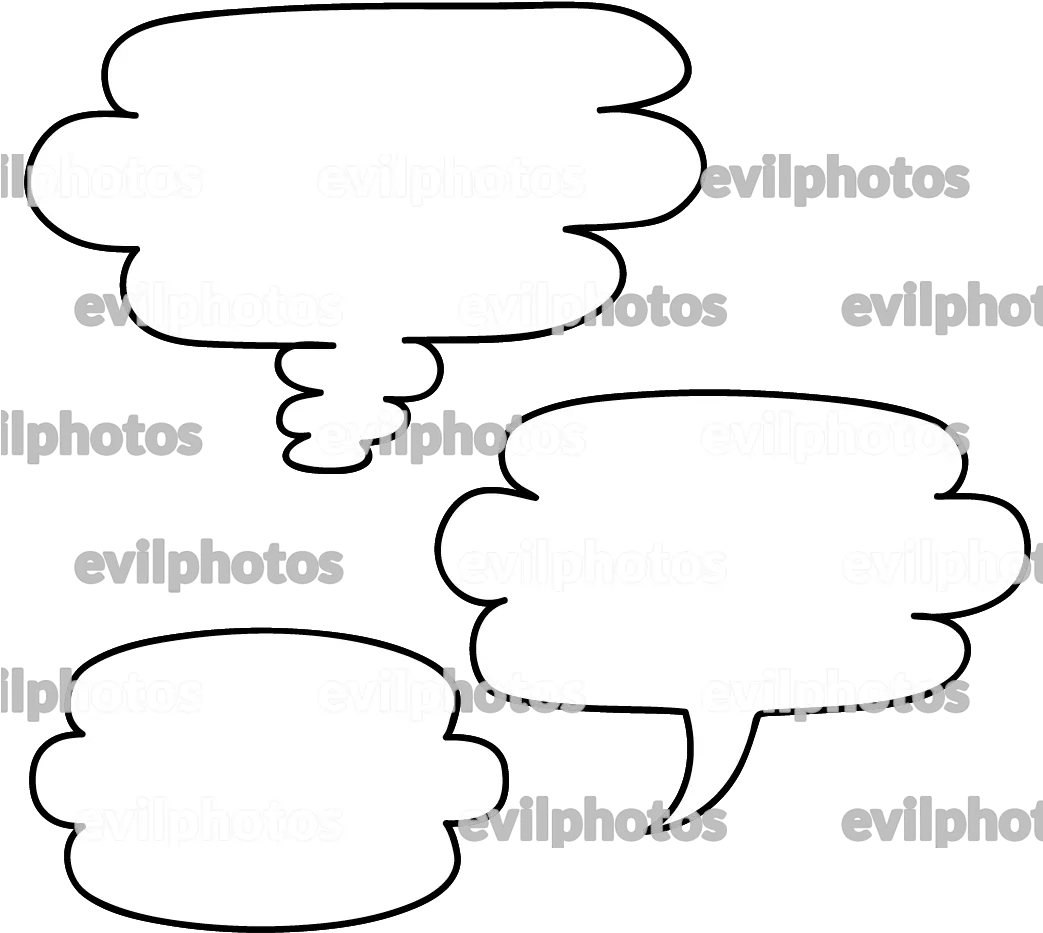 Speech Bubble Drawing Line Art Png Bubbles Background Png