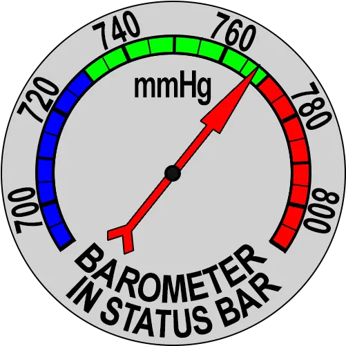 Barometer In Status Bar Apps On Google Play Barometer Animated Png Status Bar Icon