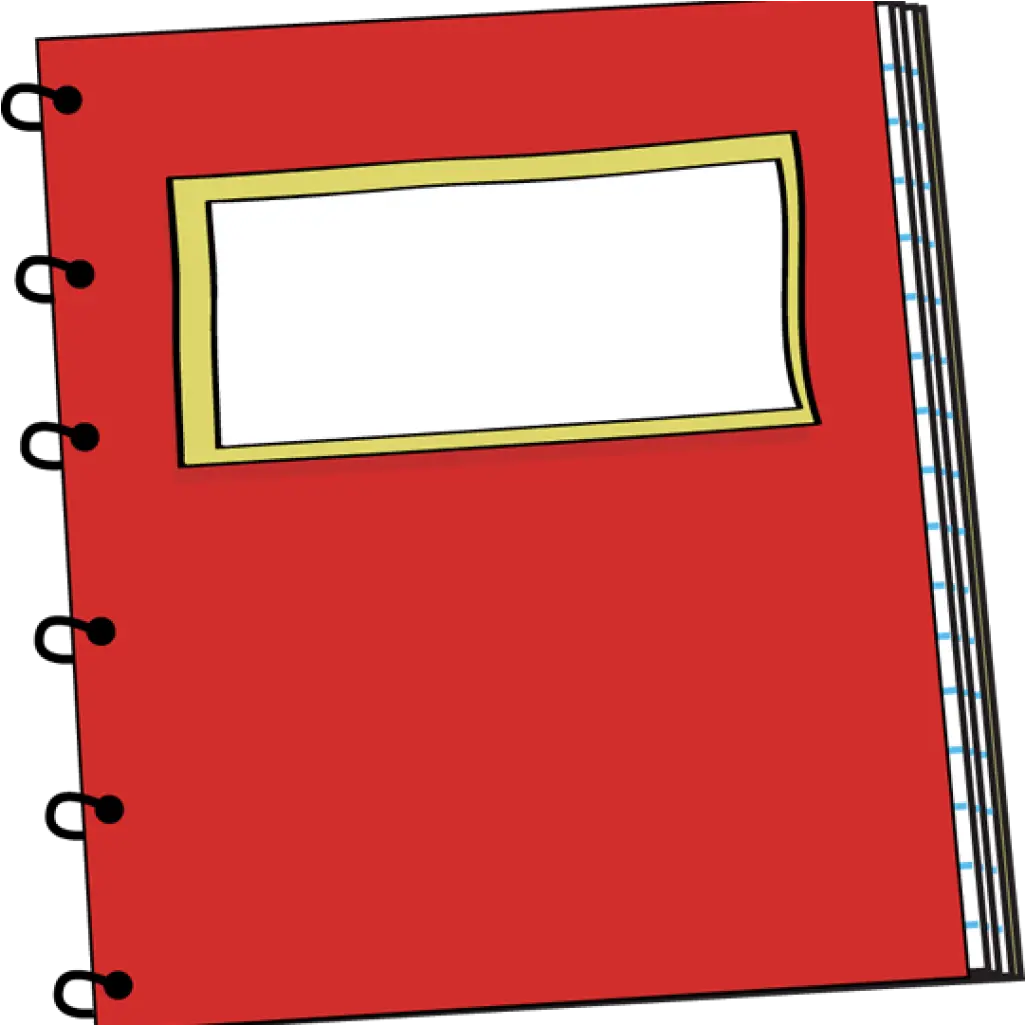 Spiral Notebook Clipart Notebook Clipart Png Spiral Notebook Png