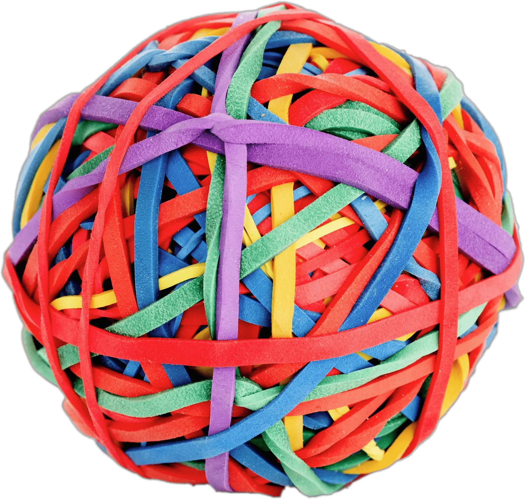 Ball Of Rubber Bands Transparent Png Stickpng Rubber Band Ball Png Sphere Png