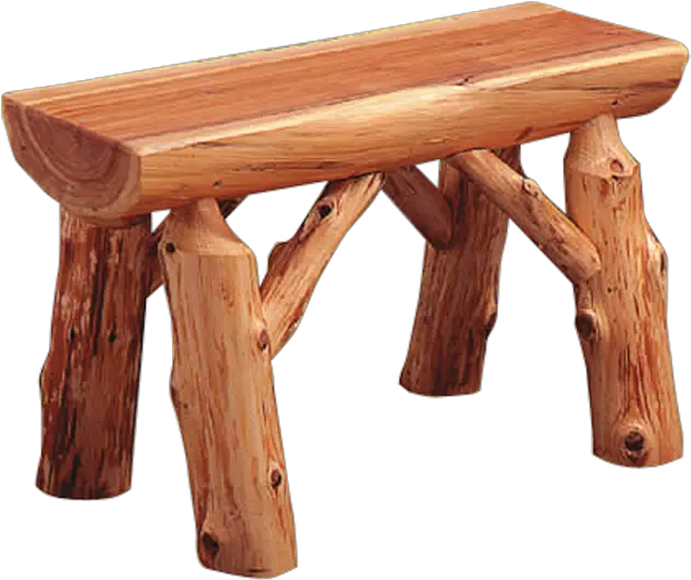 Log Bench Transparent Png Clipart Muebles Rústicos De Madera Bench Png