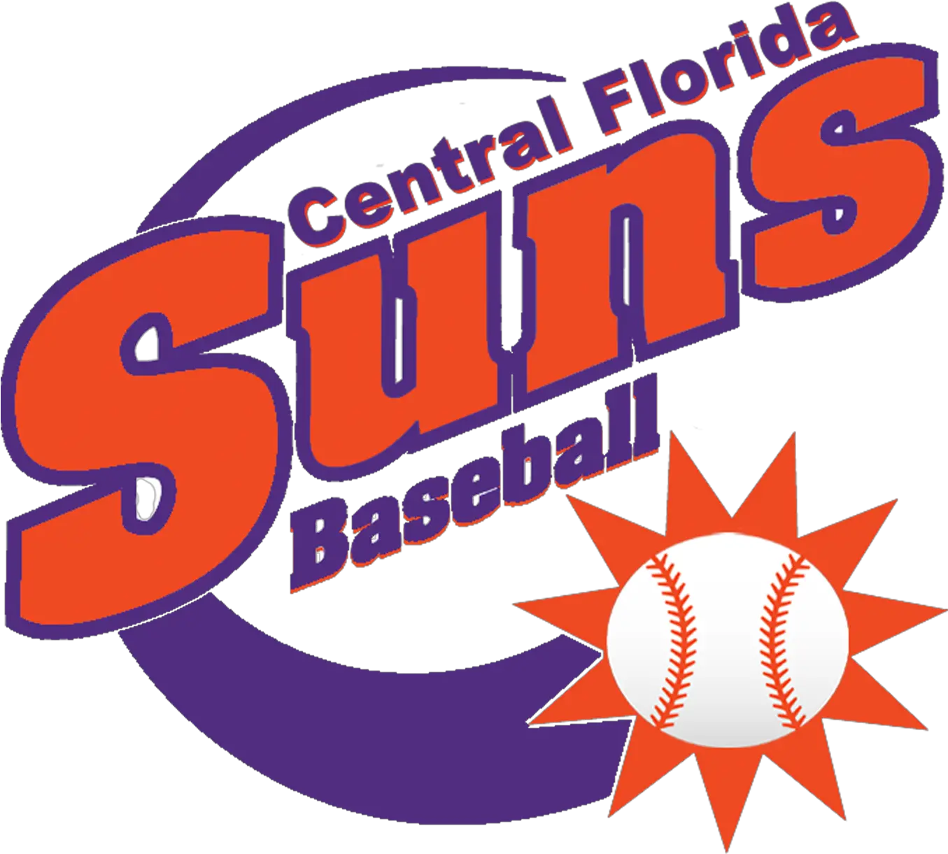 Central Florida Suns Perfect Game Baseball Association Graphic Design Png Suns Logo Png