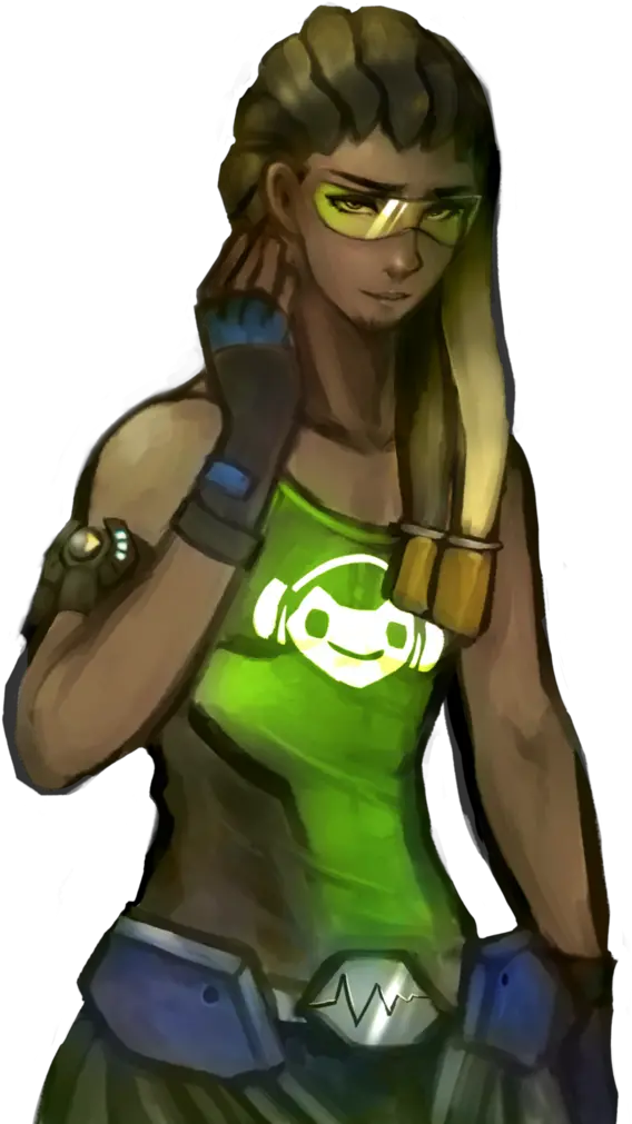 Lucio With His Hair Artwork Overwatch Lucio Hair Down Png Lucio Png