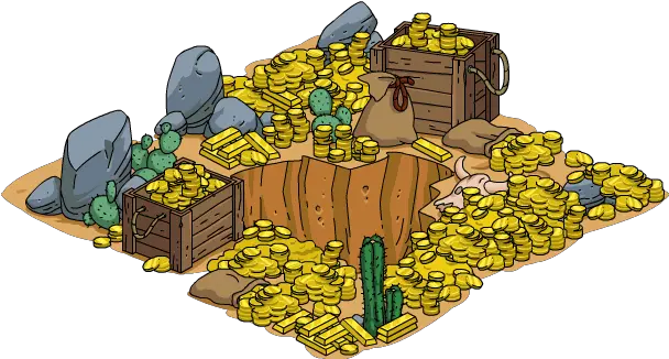 Download Forgottengoldtreasure02 Forgotten Gold Treasure Cartoon Png Pile Of Gold Png