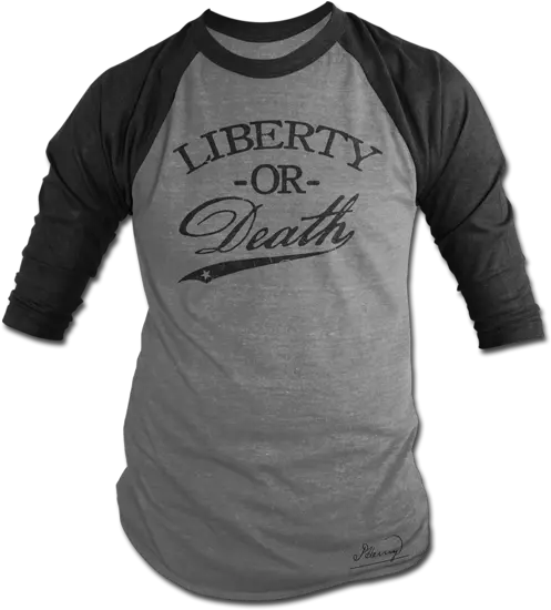 Download Hd Liberty Or Death Jersey Raglan Sleeve Png Class Of 2019 Png