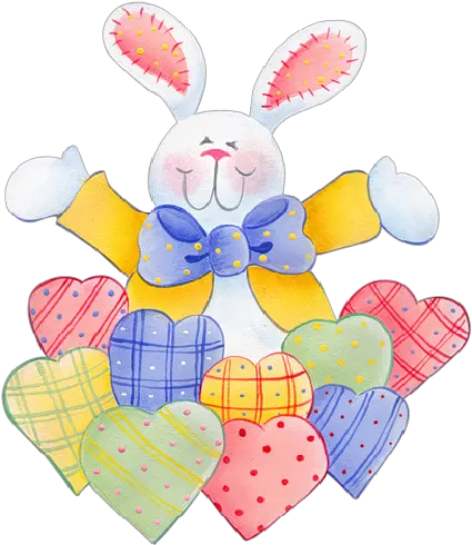 Pink Easter Bunnies Choose The Correct Adverb Png Easter Clipart Transparent Background