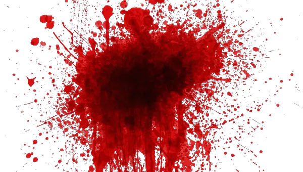 Blood Splatter Fingerprint Png