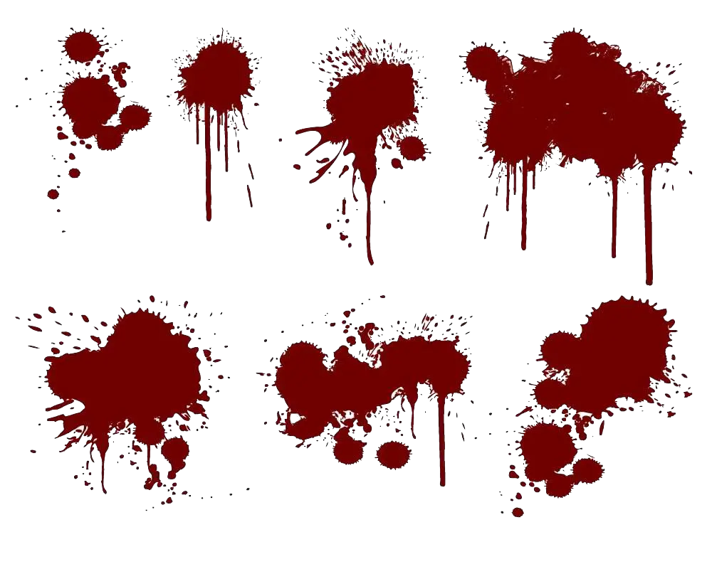 Blood Splatter Decal Png