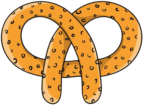 Transparent Png Svg Vector File Cartoon Pretzel Transparent Background Transparent Pic