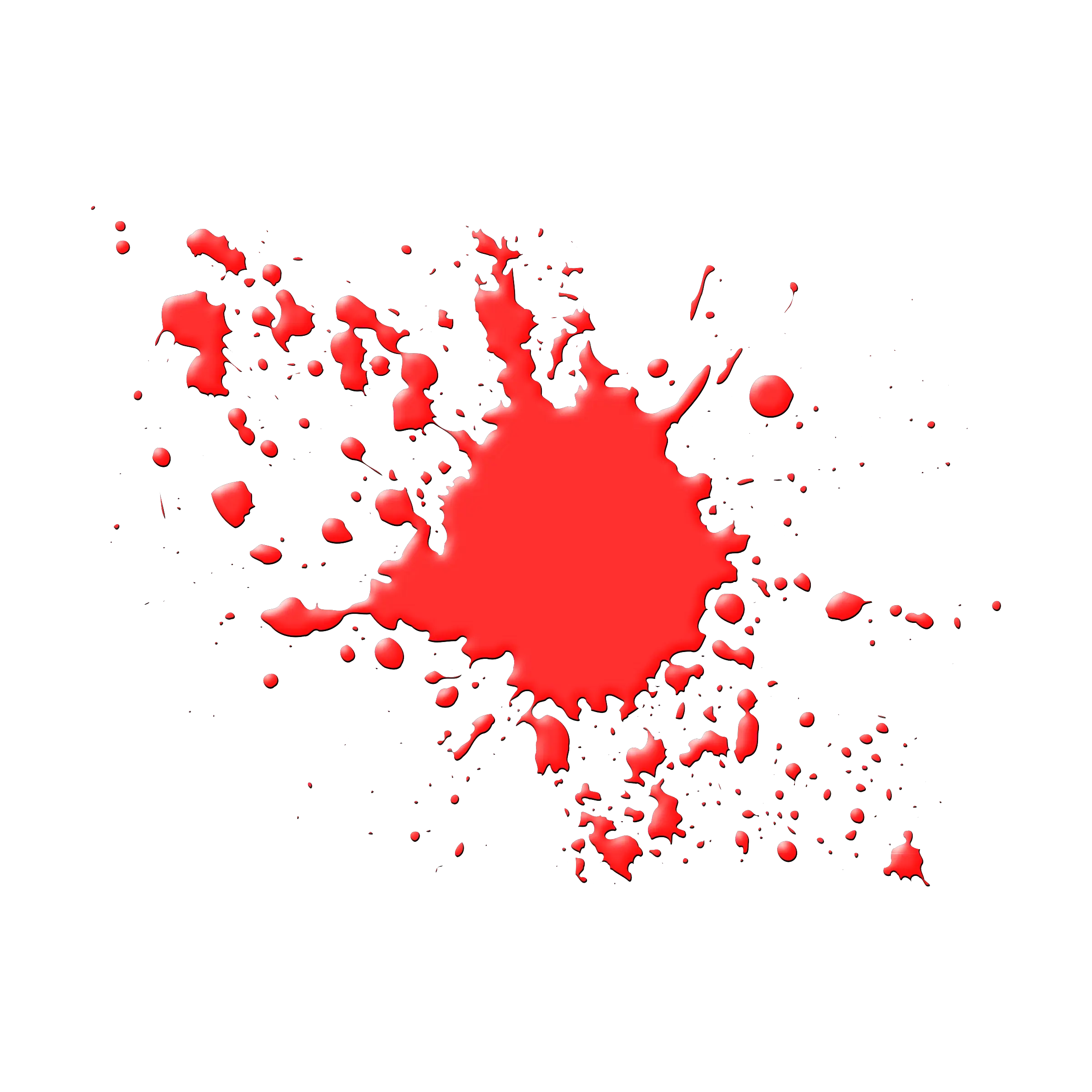 White Blood Splatter Png