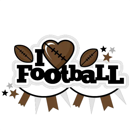 Football Heart Silhouette Clipart Football Title Png Football Clipart Transparent