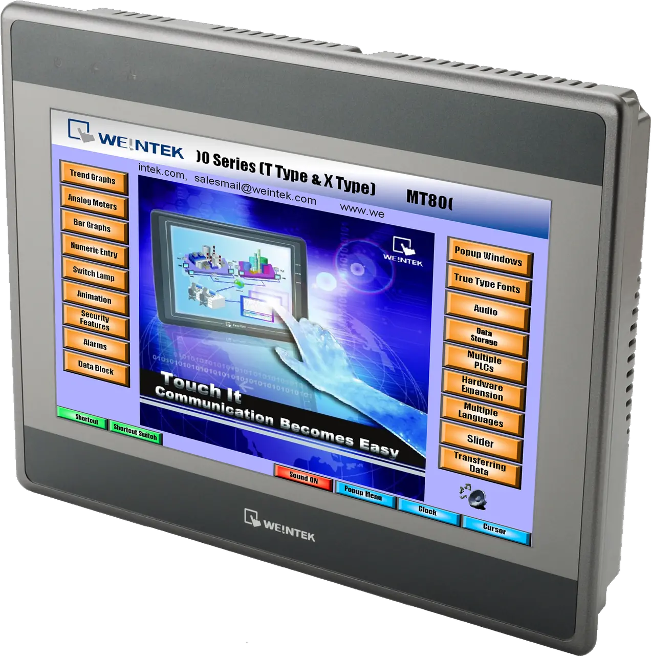 Weintek Weinview Hmi Color Tft Weintek Hmi Png Allen Bradley Logo