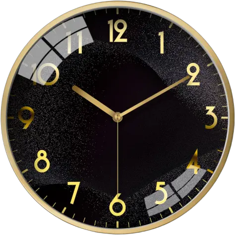 Tjänas Black Large Modern Wall Clock In 2020 Clock Solid Png Gold Clock Png