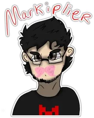 Download Markiplier Wastickerapp Apk Free Png Logo