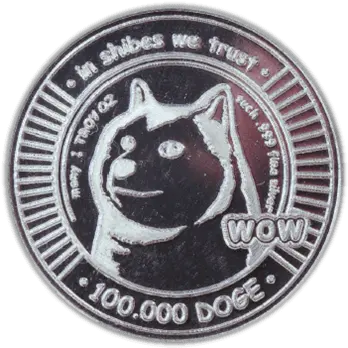 Crypto Imperator 100000 Doge Silver Edition U0027superdoge Solid Png Doge Face Png