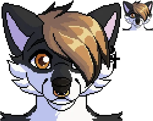 Pixel Icon Ych 95 Fictional Character Png Furry Wolf Icon