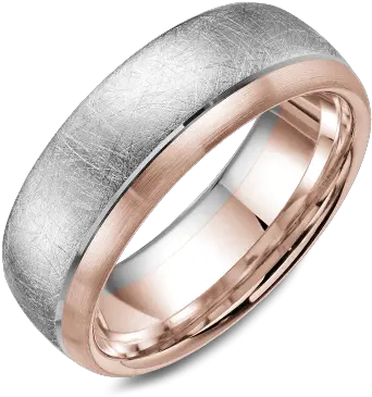 Wedding Rings Crownring Rose Gold And Platinum Mens Band Png Wedding Rings Png