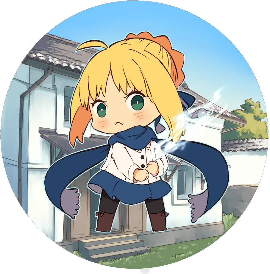 Cute Chibi Saber Chibi Do Emiya Shirou Png Saber Fate Icon