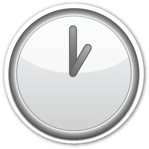 Clock Face One Oclock Clock Emojis Png Clock Emoji Png