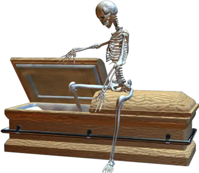 Skeleton In Coffin Png Transparent Coffin With Skeleton Png Coffin Png